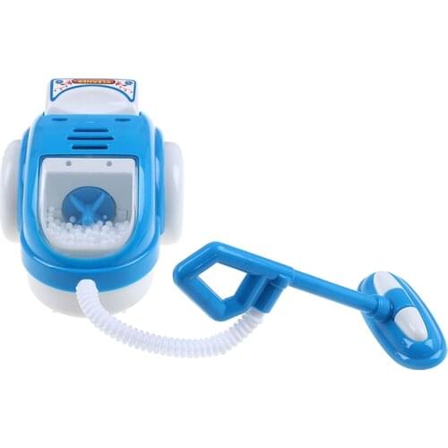 Blue Mini Household Pretend Play Kitchen Children Toys Vacuum Cleaner Educational Appliances For Kid Toy