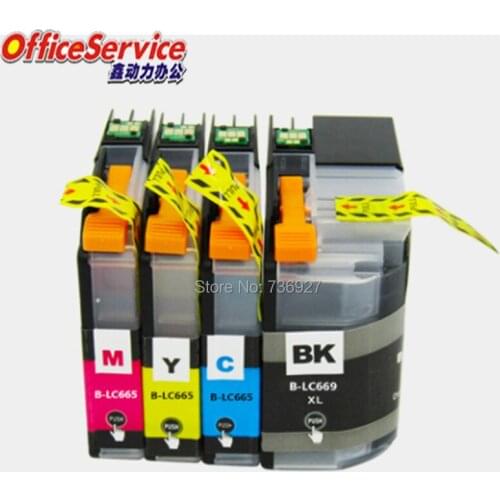 Compatible Ink Cartridge LC669 LC665 LC669XL For Brother MFC-J2320 MFC-J2720 inkjet printer