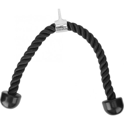 Biceps Triceps Rope Abdominal Crunches Cable Pull Down Biceps Muscle Training Fitness Body Building Gym Pull Rope Fitness Tool