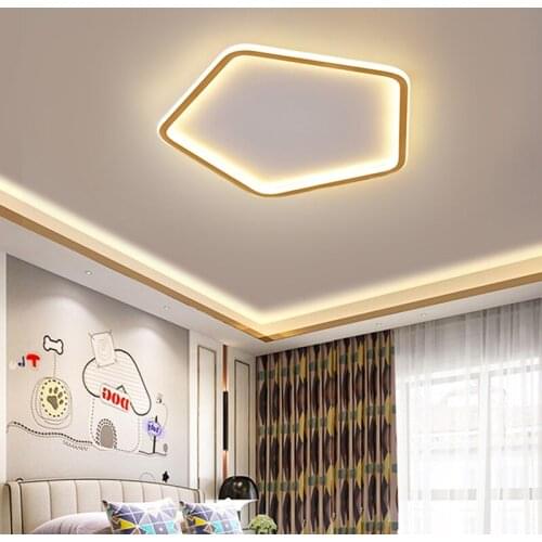 Gold/black Modern Led Ceiling Light Study Nordic Lighting Living Bedroom Kitchen Dining Indoor Kid Home Decoration Fixture Lamp