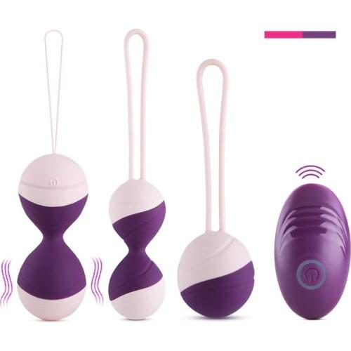 10 Speed Remote Control Kegel Ball Vaginal Tight Exercise Vibrating Egg Geisha Ball Ben Wa Balls Dual Vibrator Sex Toy for Women