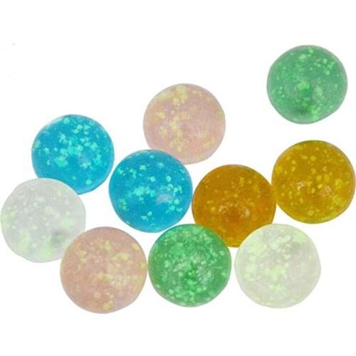 20pcs Of Luminous Glass Ball 20mm Cream Console Game Pinball Machine Cattle Small Marbles Pat Toys Parent-child Machine Beads