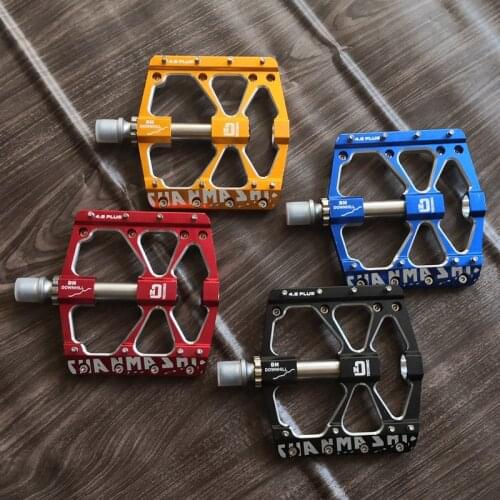 2021New Aluminum alloy body super light thin MTB BMX DH down hill platform bicycle pedal mtb 3 bearings pedals bicycle parts