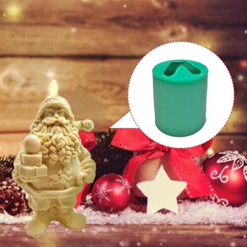 3D Santa Silicone Mold 3D Santa Claus Silicone Mold DIY Craft Resin Molds Silicone Mold For DIY Figurines Crafts Making