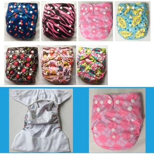 450 Pcs Summer Use Cloth Diaper Covers Waterproof reusable Carton Printed Colors Infant Baby Nappies Diaper cover Free Shipping