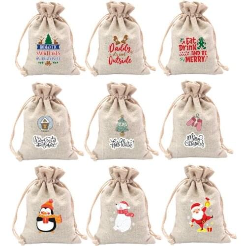 10x14cm 50PCS Cotton Gift Bags Drawstring Pouches Cosmetic Makeup Cotton Party Gift Storage Sachets Packaging Jewelry Supplies