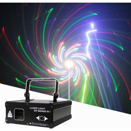 600mw Scan Starry Sky 2IN1 Laser Light Disco Stage Effect Laser Projector Sound Control Wedding Christmas Party Indoor DJ Light