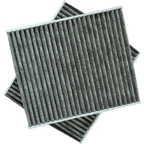 2pcs Car Cabin Air Filters for Bmw F01 F02 F07 F10 F10-530i/535i / 550i / M5 F01 F12 / F13-640i / 650i / M6 64119163329 Cu2533-2