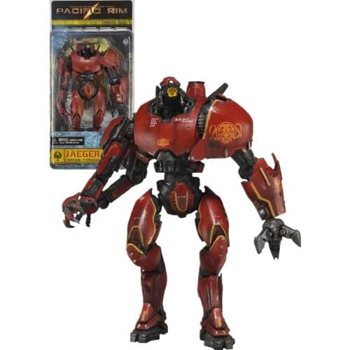 BANDAI Spot sale 18cm model by hand Pacific Rim Crimson Typhoon 7 inch Deluxe escala Hasbro Children Gift Toy