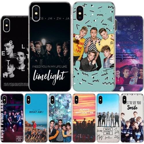 Daniel Seavey Why Dont We Phone Case For Apple Iphone 11 12 Mini Pro X XR XS Max 7 8 6 6S Plus 5 SE 7G 6G + Art Cover Coque Capa
