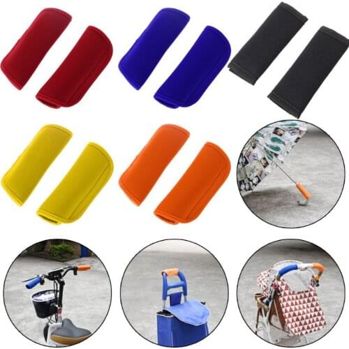 2pcs Baby Stroller Handle Cover For Pram Cart Multifunctional Protector Neoprene C5AF