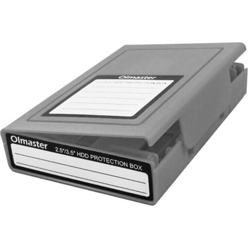 H4GA OImaster External Hard Drive Disk Box SSD HDD 2.5" 3.5'' Sorage Bag Shockproof HDD SSD Hard-disk Protective Shell Case