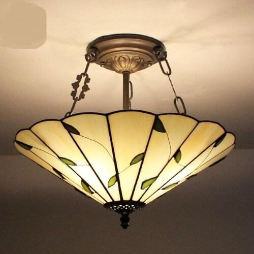 European American style dandy chandeliers garden leaves bedroom balcony aisles color anti hanging ceiling lamps with DF62