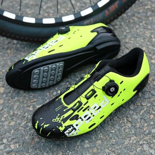 Hot Sale Green Road Bike Shoes Men Speed Sneakers Cycling Professional Self-Locking Men Women MTB Bike Shoes Sapatilha Ciclismo
