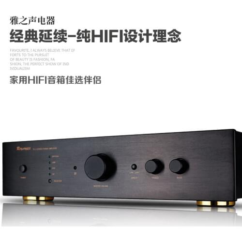 HiFi high fidelity high power amplifier 2.0 home with remote control 200W+200W