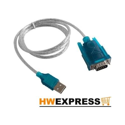 HWEXPRESS Hot USB to RS232 Serial 9 Pin DB9 Cable Adapter Convertor