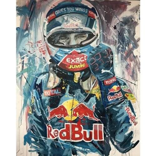 5D DIY Full round Diamond Painting Formula Car Race f1 Cross Stitch Round Diamond Embroidery Racer Driver Mosaic Home Decor Gift