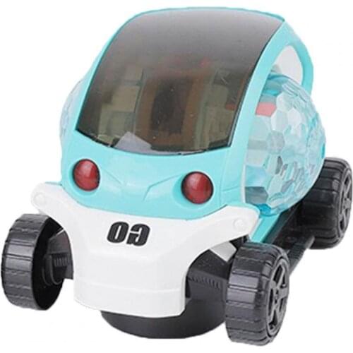 Space Capsule Car with Cool Lighting Music Projection Lamp Children Toy Gift