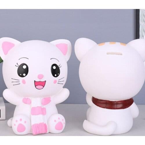 Creative Children Piggy Bank Cartoon Piggy Bank Banknotes Coin Storage Box Piggy Bank Furniture Decoration Cash Box Change Box