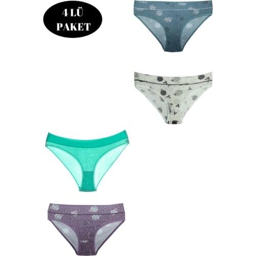 LUXXA TOPARLAYICI 4'LÜ WOMEN UNDERWEAR THE LINEN kit