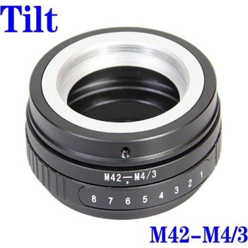 NEW M42-M4/3 Tilt M42 Lens to Micro Four Thirds m4/3 Mount Adapter ring for Olympus Panasonic g10 gf5 gh3 g1 g2 ep-1 epl-2 E-M5
