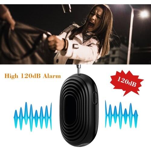 Personal Alarm Light Flashlight LED Self-defense Alarm Device with Multi-function Button Alarm Anti-wolf Device for the Elderly