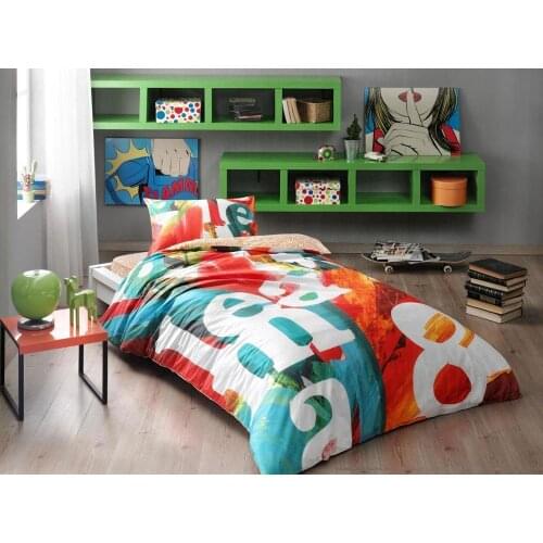 TAC Single Size Pop Art 3 Pieces Bedding Set