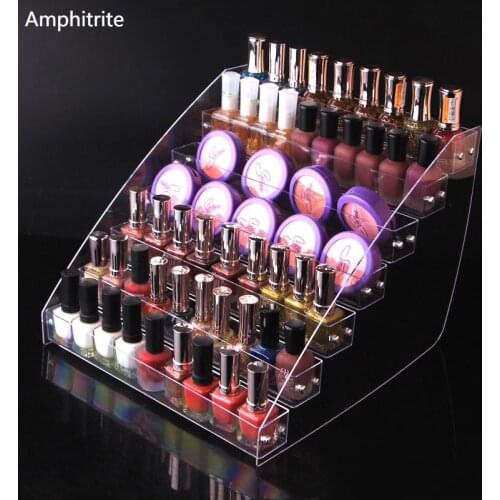 Nail Varnish Display Storage Box Hand-made Doll Display Rack Cosmetic Storage Box Acryl Clear Display Multi-layer Assembly