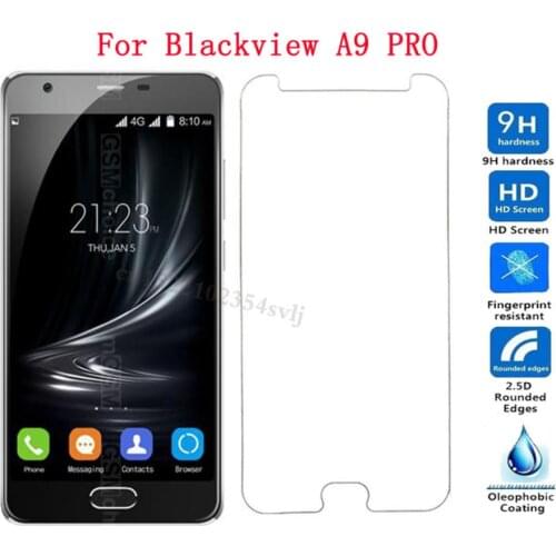 Smartphone Tempered Glass 9H Explosion-proof Protective Film Screen Protector mobile phone for Blackview A9 PRO