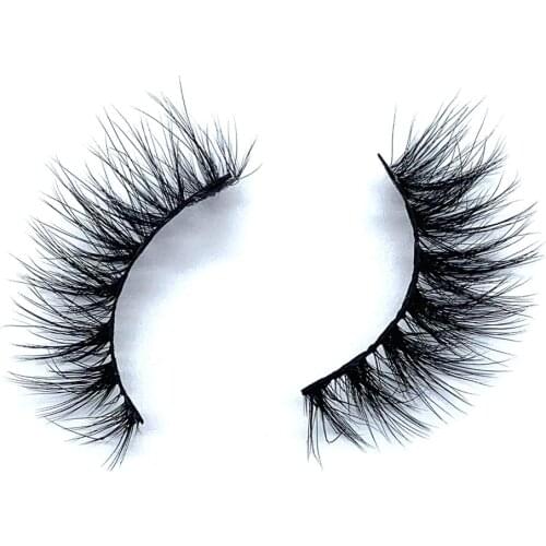 1 Pair mink lashes 3D Mink Lashes Fluffy Natural Long False Eyelashes Bulk 100% Cruelty Free Handmade Mink Hair EP24