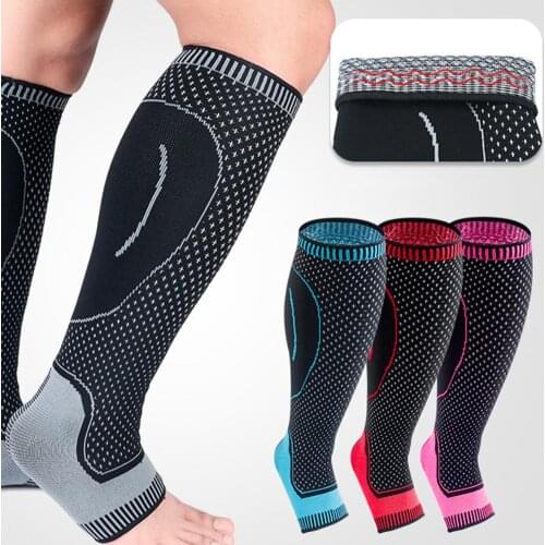 1Pc Breathable Outdoor Sport Cycling Calf Leg Protection Compression Sleeve Sock