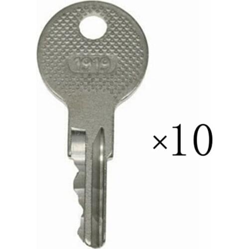10key For E-Z-GO (1982-Up) Gas Electric Golf Cart Keys with 1919