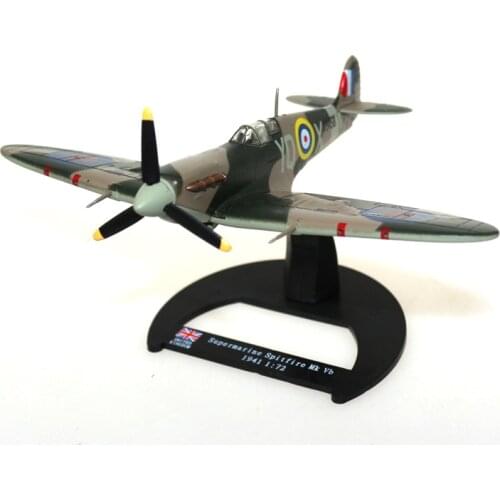 14618 Diecast aircraft 1/72 Supermarine Spitfire Mk Vb fighter bomber models airplane kids toys collection