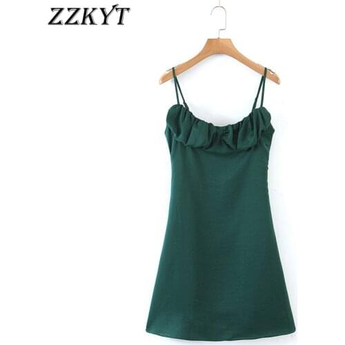 2021 Womens Sexy Summer Sleeveless Floral Print Mini Dress Vintage Backless Spaghetti Strap Party Female Dresses for Women