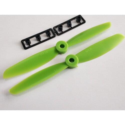 4Pcs 5045 Propeller 5x4.5 Prop Green Props CW CCW For RC FPV Multicopter Drone Parts 2Pairs