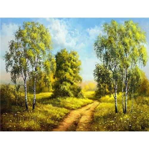 DIY 5D Diamond Painting Landscape River Square/Round Diamond DIY Rhinestone Embroidery Home Decoration Painting Cross Stitch Kit