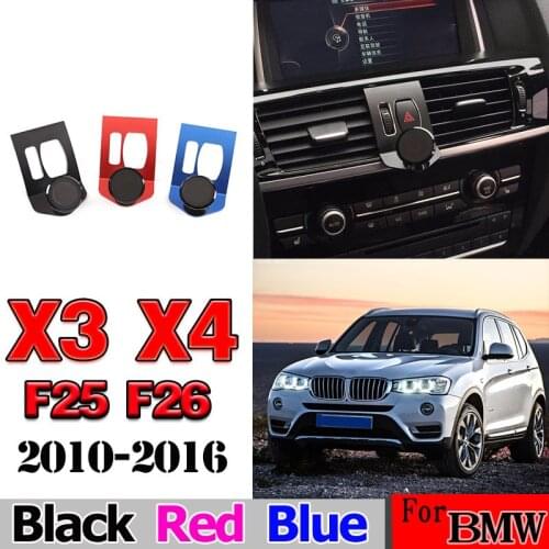 For BMW F25 F26 X3 X4 10-16 Aluminum alloy car phone holder Holders phone GPS avigation Bracket accessories interior auto goods