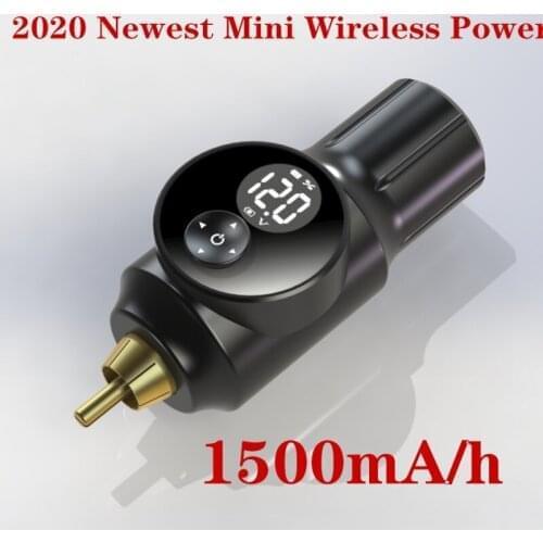 New 1500mA/h Rechargeable Wireless Tattoo Battery Power RCA Connector For Tattoo Machine Pen Supply