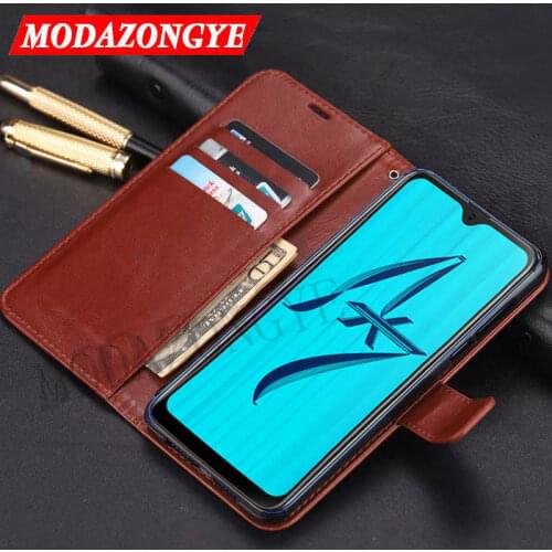 OPPO AX7 Case Flip Wallet PU Leather Phone Case For OPPO AX7 CPH1901 CPH 1901 OPPOAX7 AX 7 Case On OPPO AX7 A7 Protective Cover