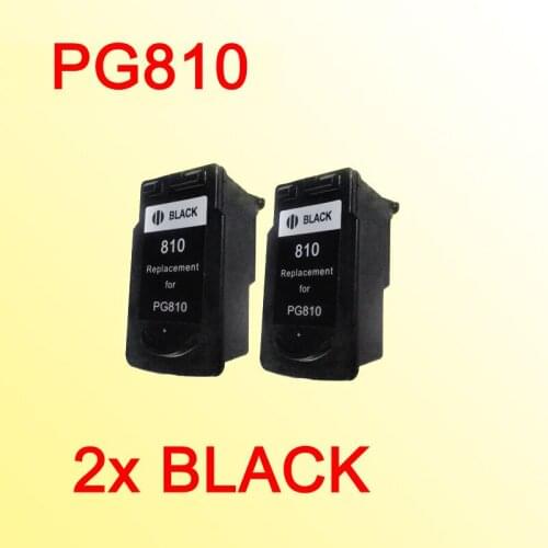2pcs ink cartridges compatible for canon PG810 PG-810 pg 810 MP258 268 276 MX328 338