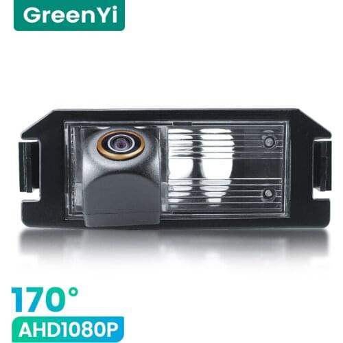 GreenYi 1080P HD 170° Car Rear View Camera For Kia Picanto/Rio 3/Pride (UB) Hatchback Kia Soul Reverse 4 pin Vehicle Parking AHD