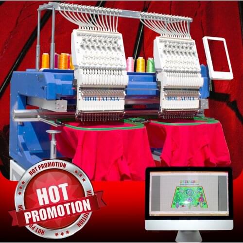 China 10 years service ! HO1502H Computer Embroidery Machine Cap T-shirt Beading Sequin Easy Cording High Speed Machine