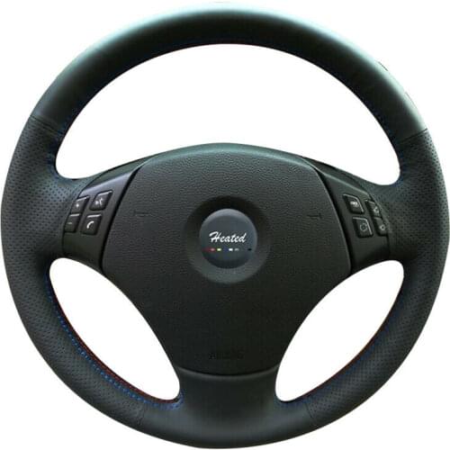 Anti-slip Breathable Leather Steering Wheel Cover for BMW E90 320 318i 320i 325i