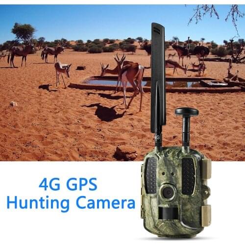 BOBLOV Hunting Camera GPS Wireless 4G FDD LTE Remote APP Control Camo Hunting Game Trail Camera Wildlife Photo trap 4G 3G HD