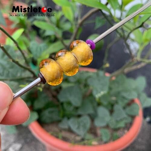 Mistletoe 925 Sterling Silver Faceted Fine Natural Yellow Citrine Stone Bead Jewelry