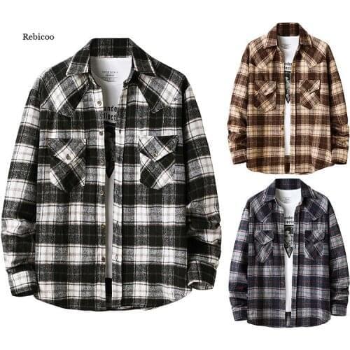Мужские фланелевые рубашки Rebicoo China At AliExpress