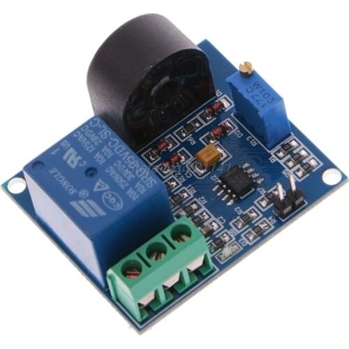 5A Overcurrent Protection Relay Module AC Current Detection Board Sensor 12V/5V Relay Dec12 Dropship