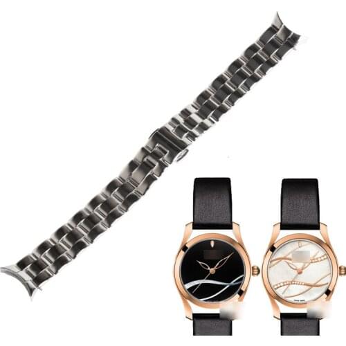 WENTULA watchbands for tissot T112.210 1853 stainless steel solid band woman watch bands