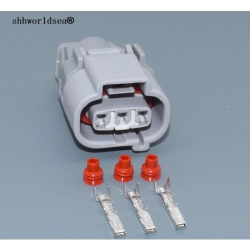 Shhworldsea 3 Pin 2.2mm Automotive Speed Sensor Plug Waterproof Cable Connector plug Socket For Toyota
