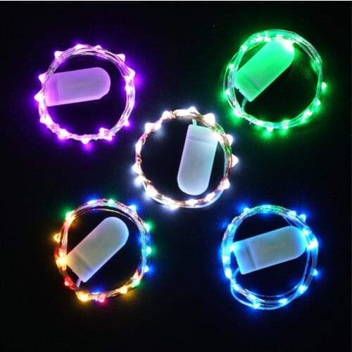 1M 2M 3M Copper Wire LED String Lights Night Light Holiday lighting For Garland Fairy Christmas Tree Wedding Party Decoration